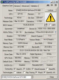 [FAKE] GTX 660 GPU-Z